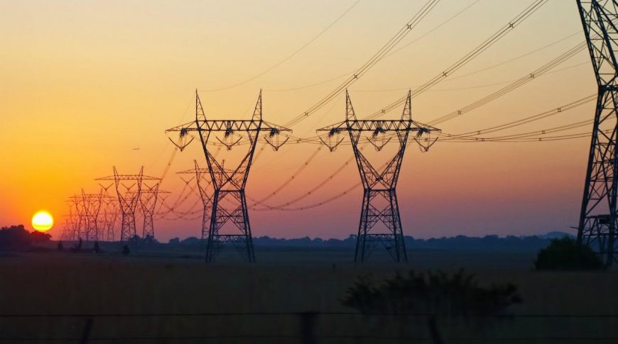 Powering transmission towers